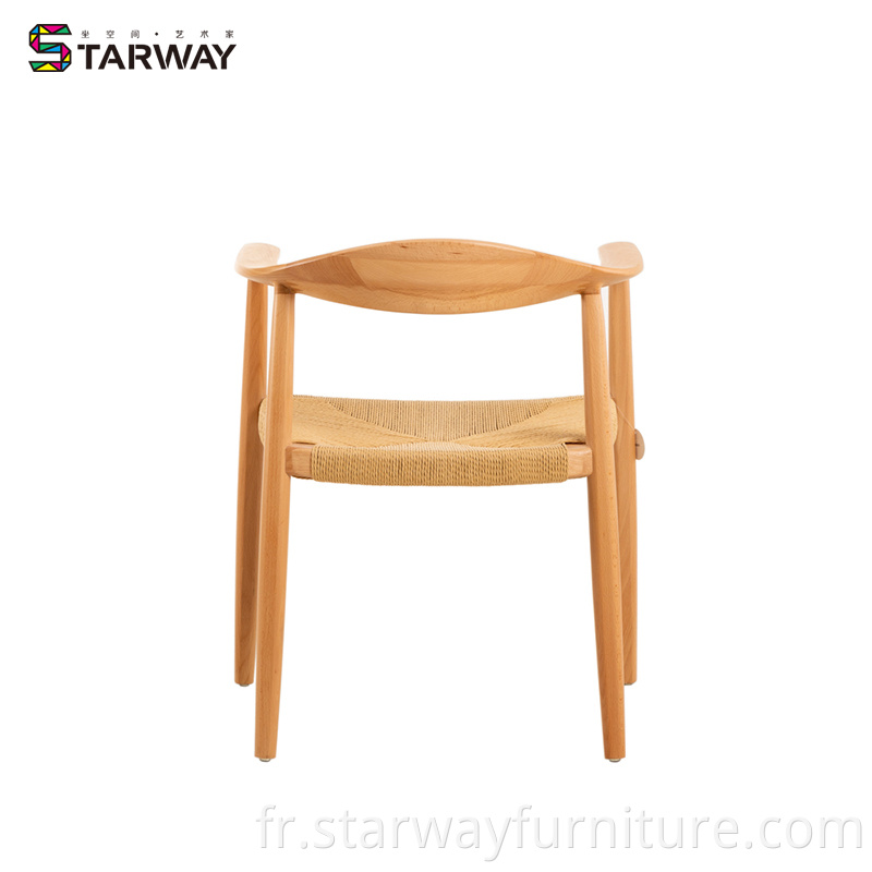 Nordic Woven Seat Dining Chair